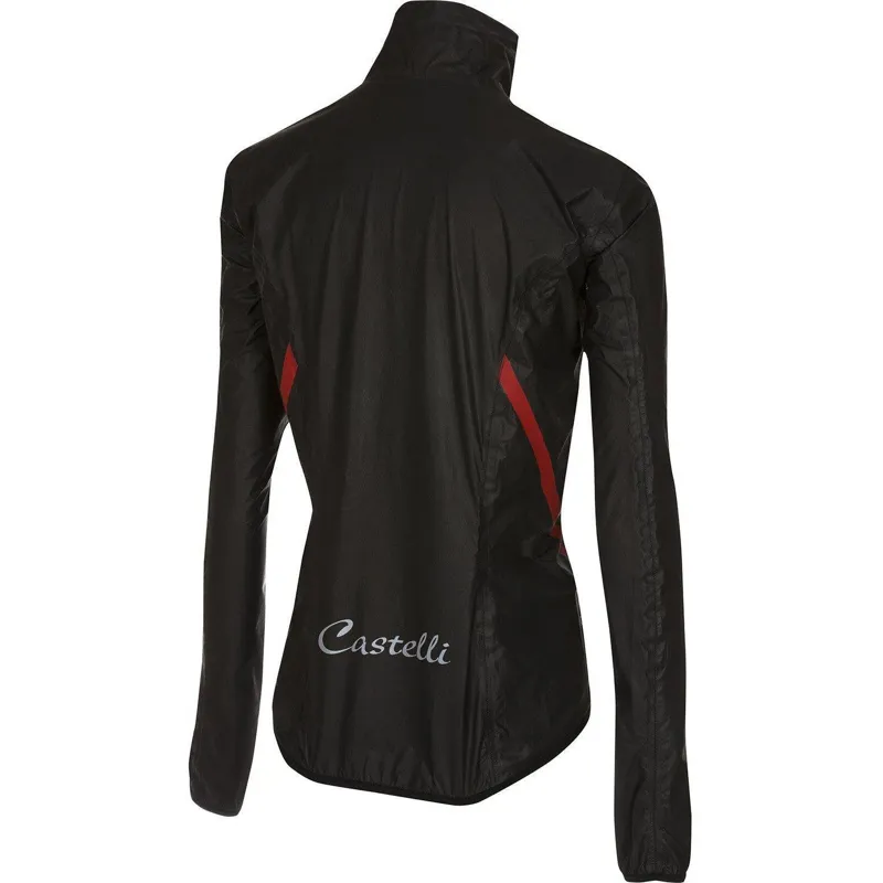 Castelli Idro Waterproof Cycling Jacket Womens in Black-1