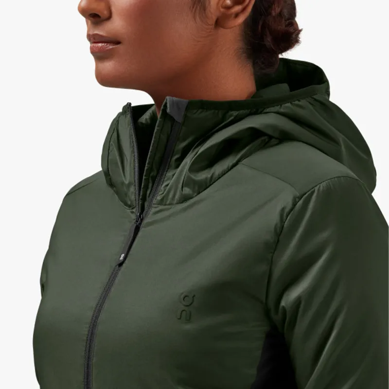 On Running Insulator Jacket Womens Ivy/Black-3
