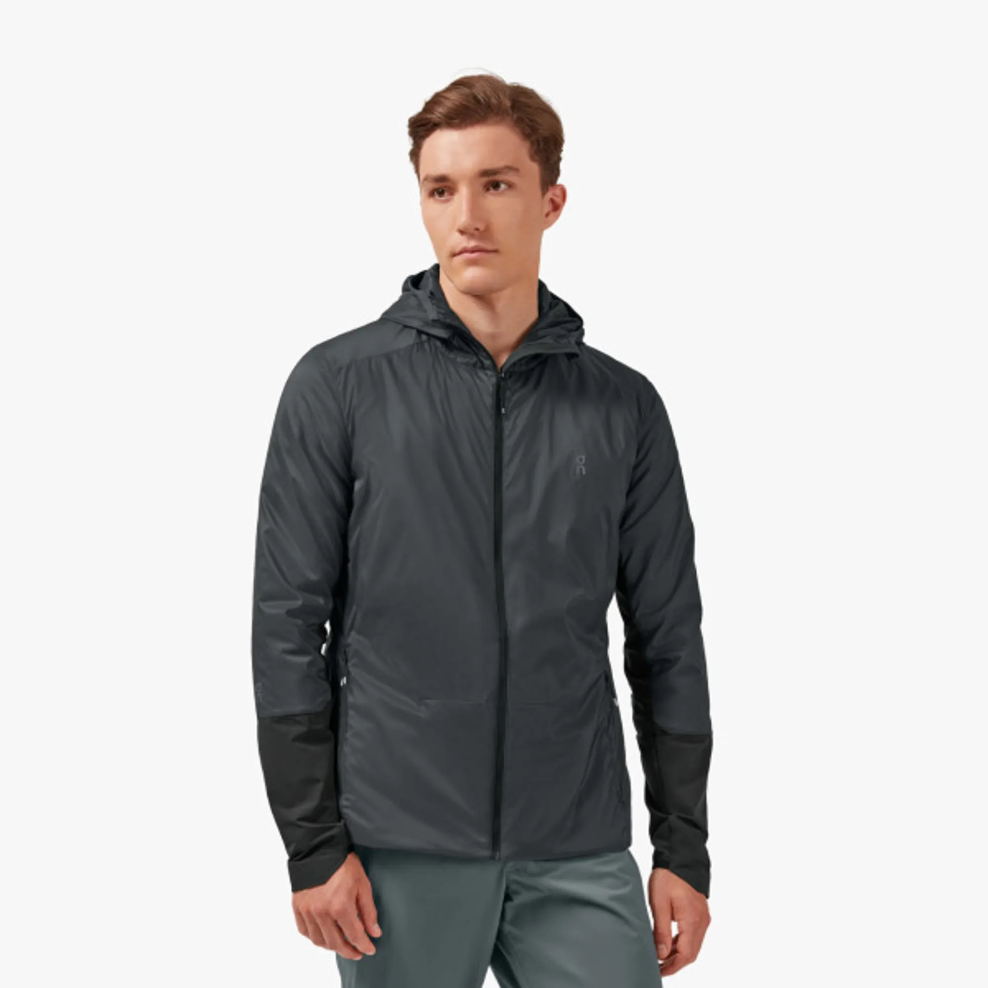 On Running Insulator Jacket Mens Shadow/Black On Running Insulator Jacket Mens Shadow/Black