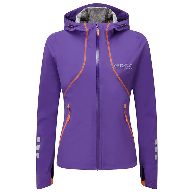 2017 OMM Kamleika Waterproof Running Jacket Womens in Purple