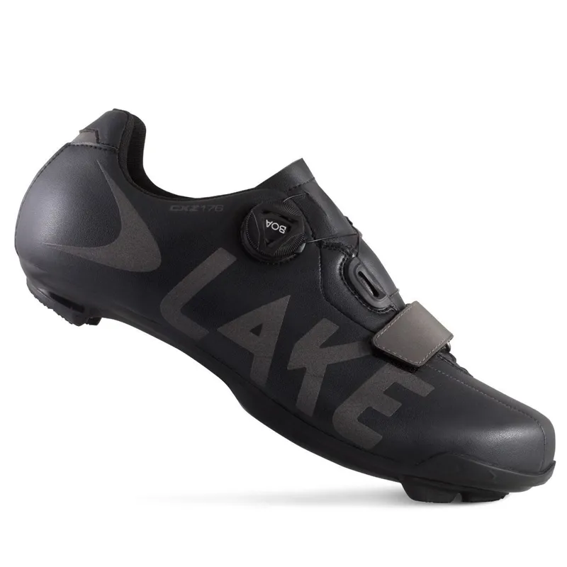 Lake CXZ176 Winter Cycling Road Shoes in black-2
