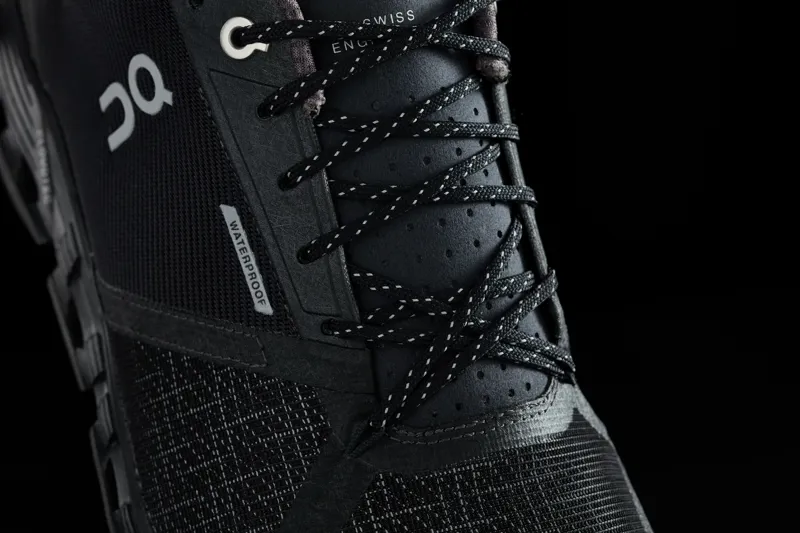 2018 On Running Cloudflyer Womens Waterproof Shoe in Black/Lunar-1