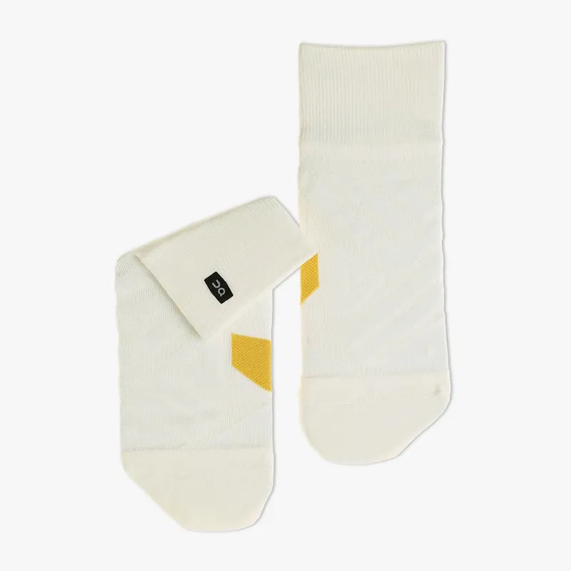 On Running Mid Sock Mens White/Ice