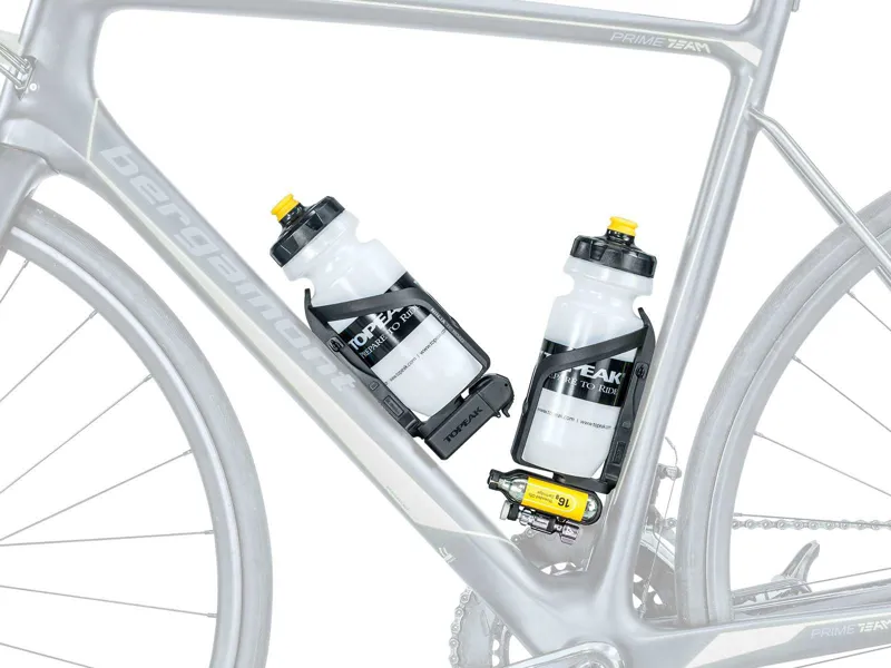 2019 Topeak Ninja CO2+ Bottlecage with CO2 Cartridges and Airbooster-1