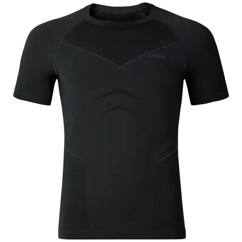 Odlo Evolution Warm Short Sleeve Baselayer Mens Black-1