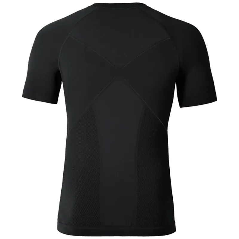 Odlo Evolution Warm Short Sleeve Baselayer Mens Black