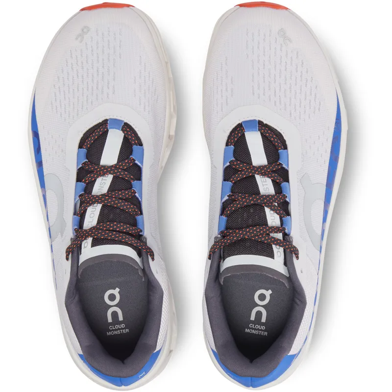 On Running Cloudmonster Mens Running Shoes in  Frost/Cobalt-5