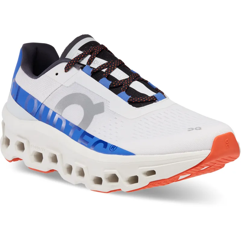 On Running Cloudmonster Mens Running Shoes in  Frost/Cobalt-1