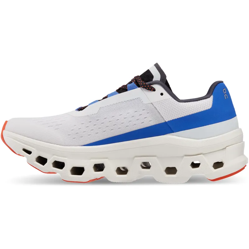 On Running Cloudmonster Womens Running Shoes in Frost/Cobalt-3