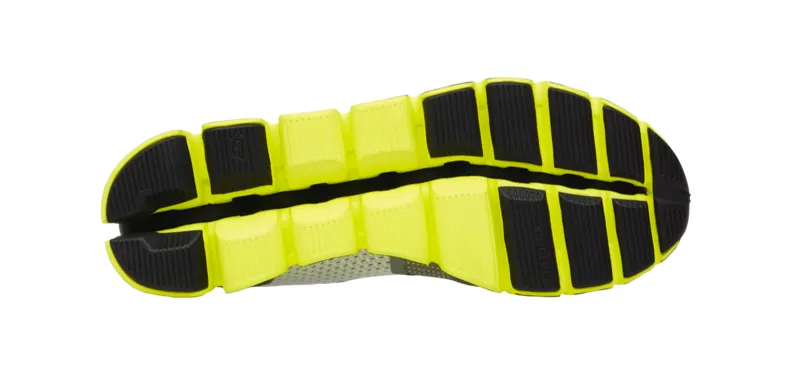 On Running Cloud X Mens Shoe in Grey/Neon-1