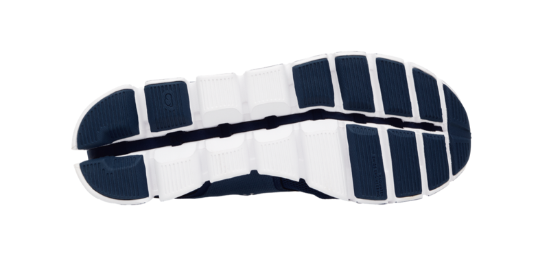 On Running Cloud Mens Shoe in Navy/White-1