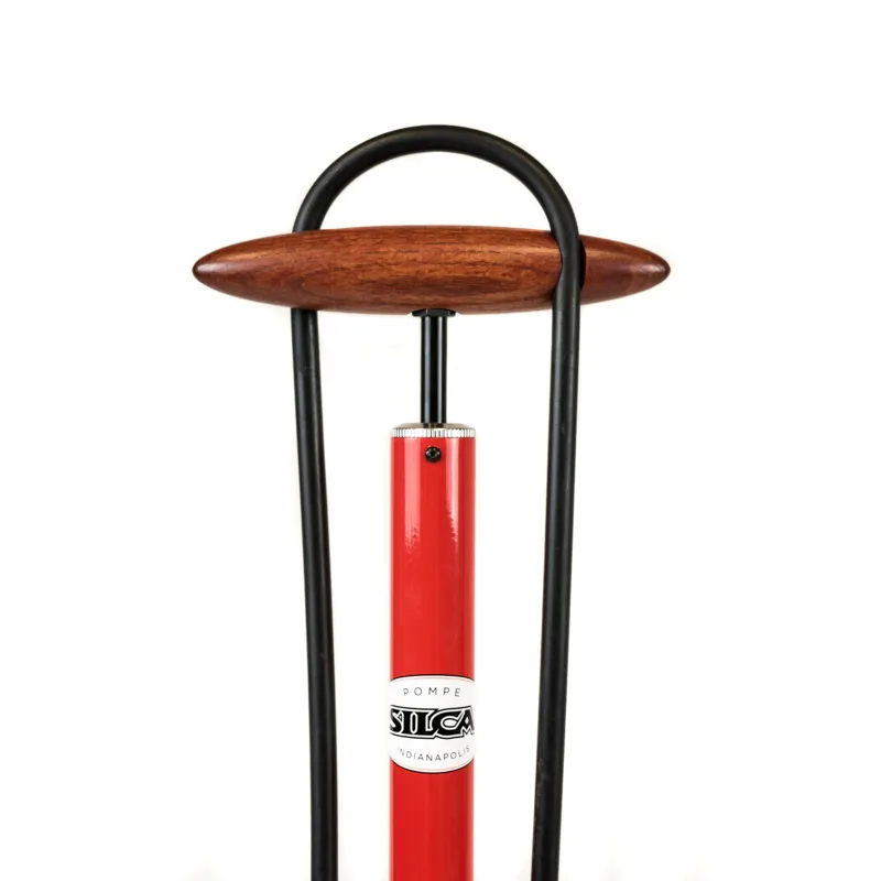2018 Silca Pista Floor Pump Track Pump Red-1
