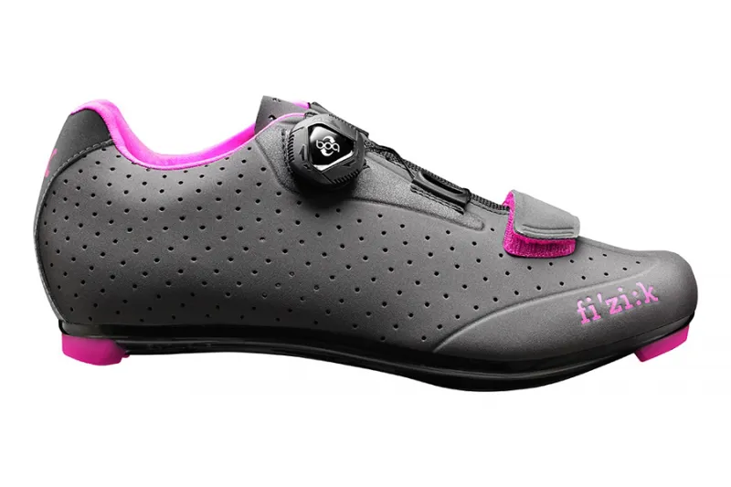 2019 Fizi:K R5B Road Cycling Shoe Womens in Grey/Pink-2