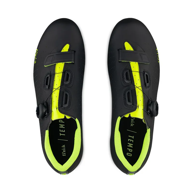 2018 Fizik R5 Overcurve Road Cycling Shoe in Black/Yellow-1