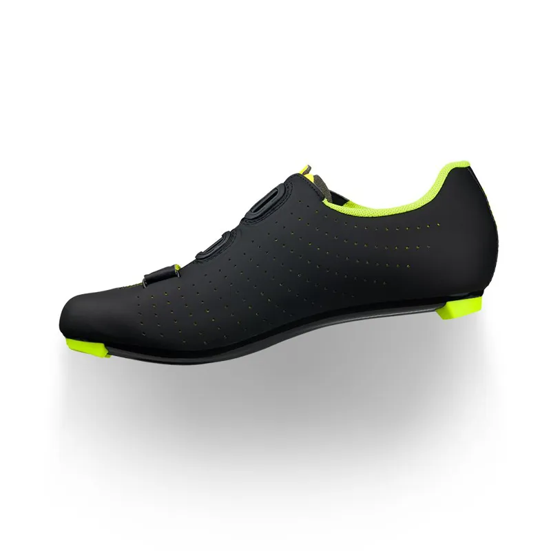 2018 Fizik R5 Overcurve Road Cycling Shoe in Black/Yellow-3