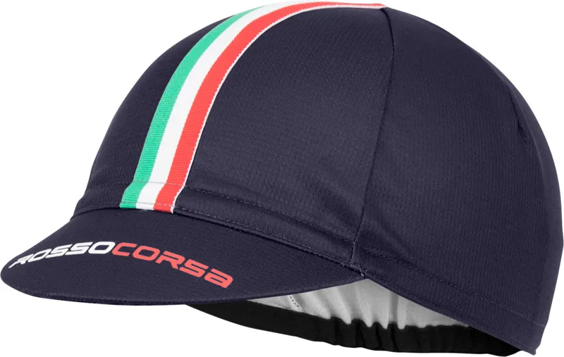 2019 Castelli Rosso Corsa Cycling Cap Unisex Steel Blue-1