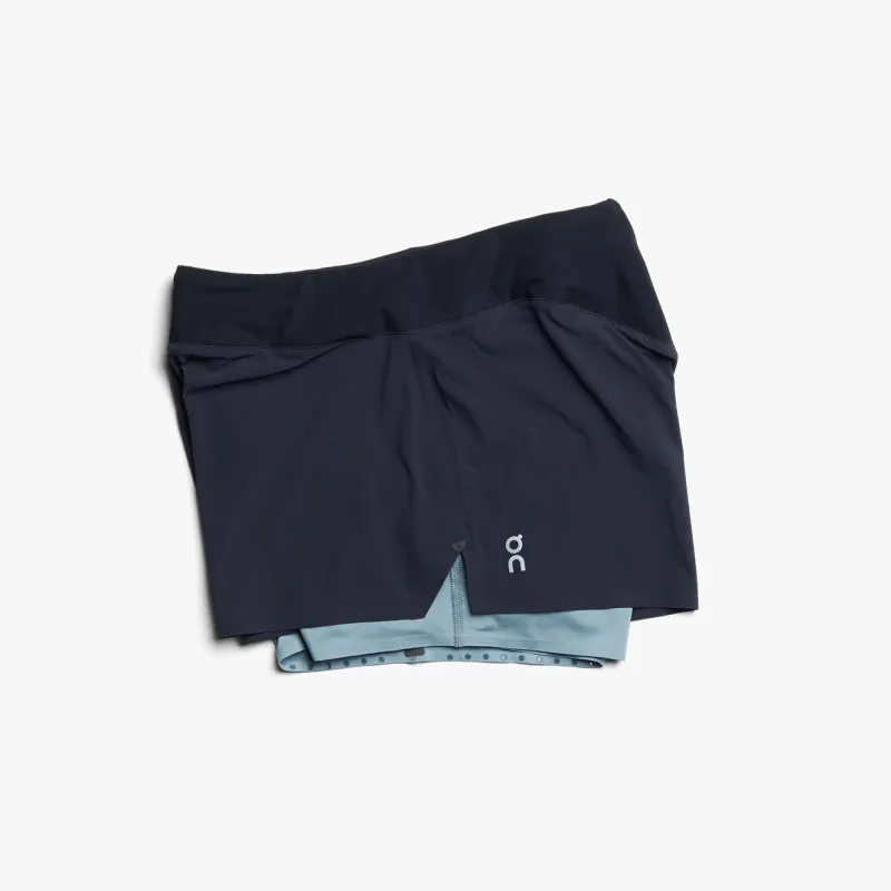 2019 On Running Running Shorts Womens Black/Sea