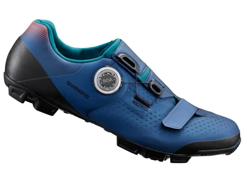 2020 Shimano XC501 MTB SPD Shoe Womens in Blue/Navy