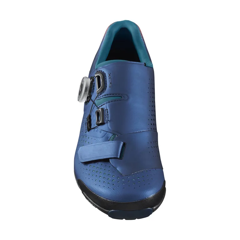 2020 Shimano XC501 MTB SPD Shoe Womens in Blue/Navy-1