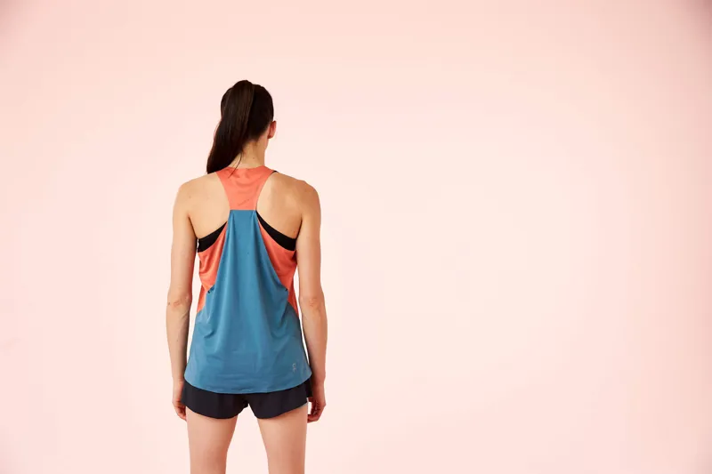 2019 On Running Tank-T Womens Coral/Storm-1