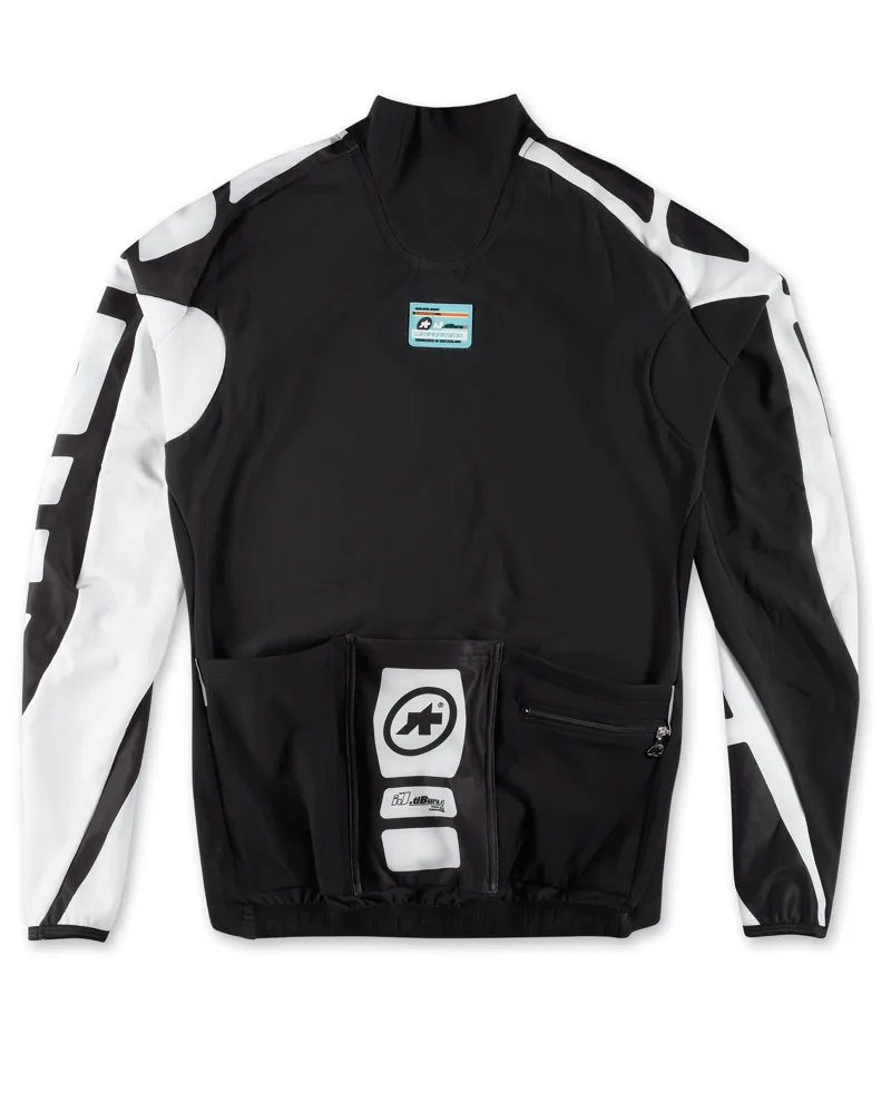 Assos iJ.tiburu.4 Long Sleeve Jersey Mens Black/White Large