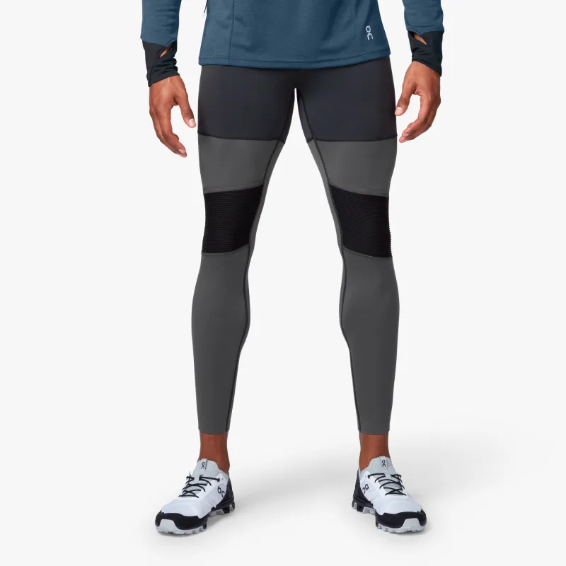 2019 On Running Long Tights Mens Black/Shadow