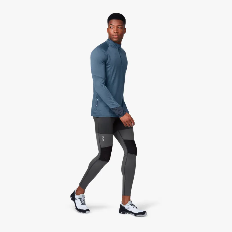 2019 On Running Long Tights Mens Black/Shadow-1