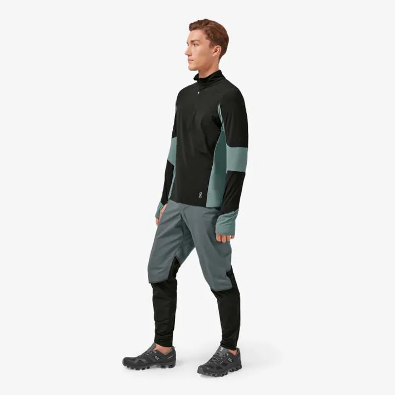 On Running Mens Trail Breaker in black/olive-1