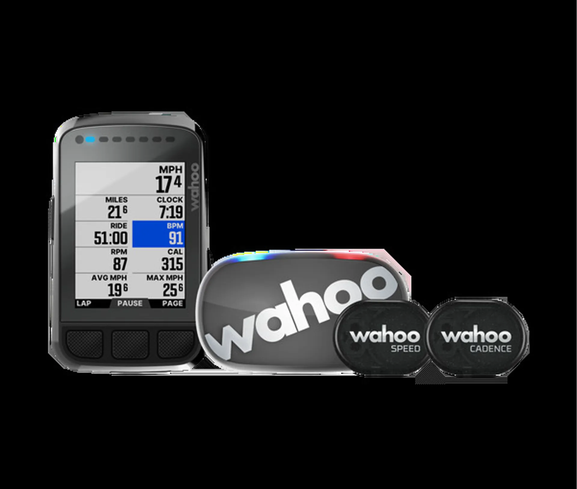 Wahoo ELEMNT BOLT V2 GPS Cycling Computer Bundle