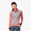 2019 On Running Weather Shirt Womens Dustrose/Fossil