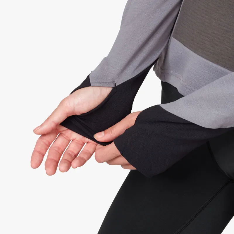 2019 On Running Weather Shirt Womens Fossil/Rock-4