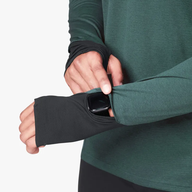 On Running Weather Shirt Mens Olive-5