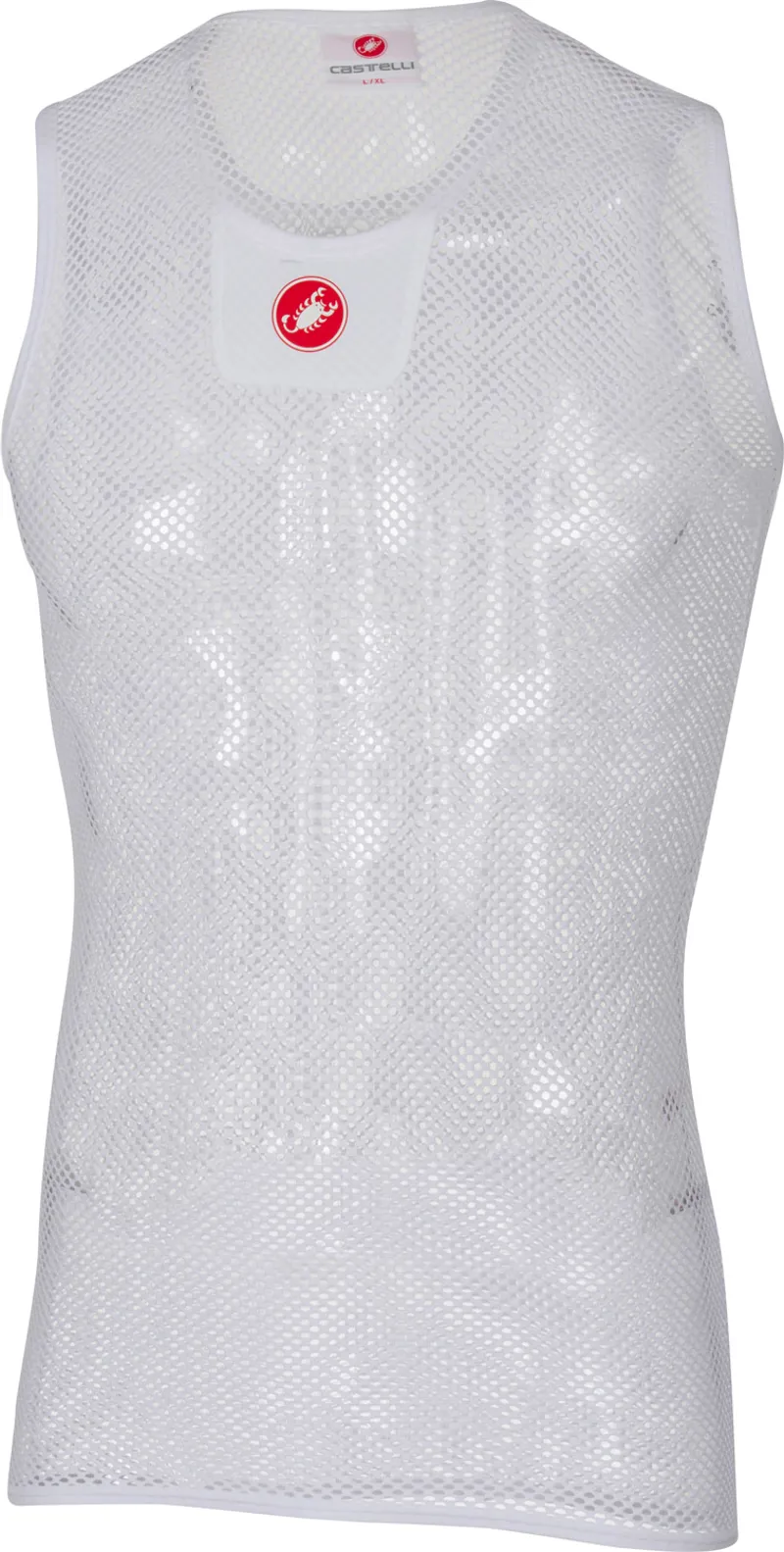 Summer 2018 Castelli Core Mesh 3 base layer sleeveless in white